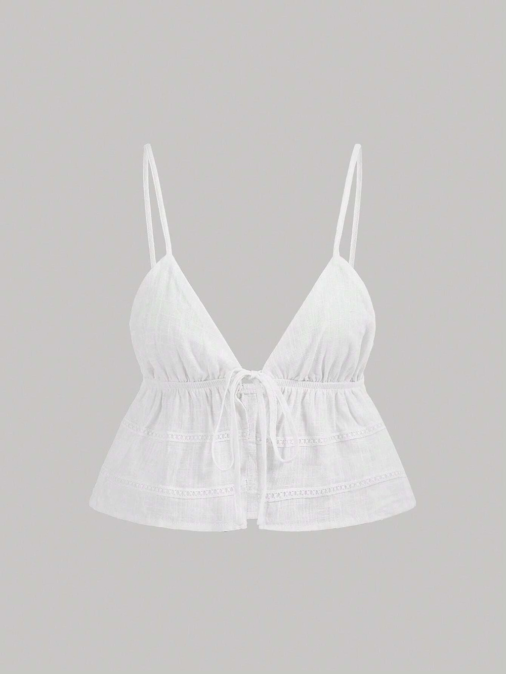 ZARA Sexy Slim Fit Spaghetti Strap Crop Top Solid Color Summer